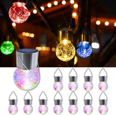 yard solar lights amazon|GIGALUMI Solar Outdoor Lights,12 Pack LED Solar .